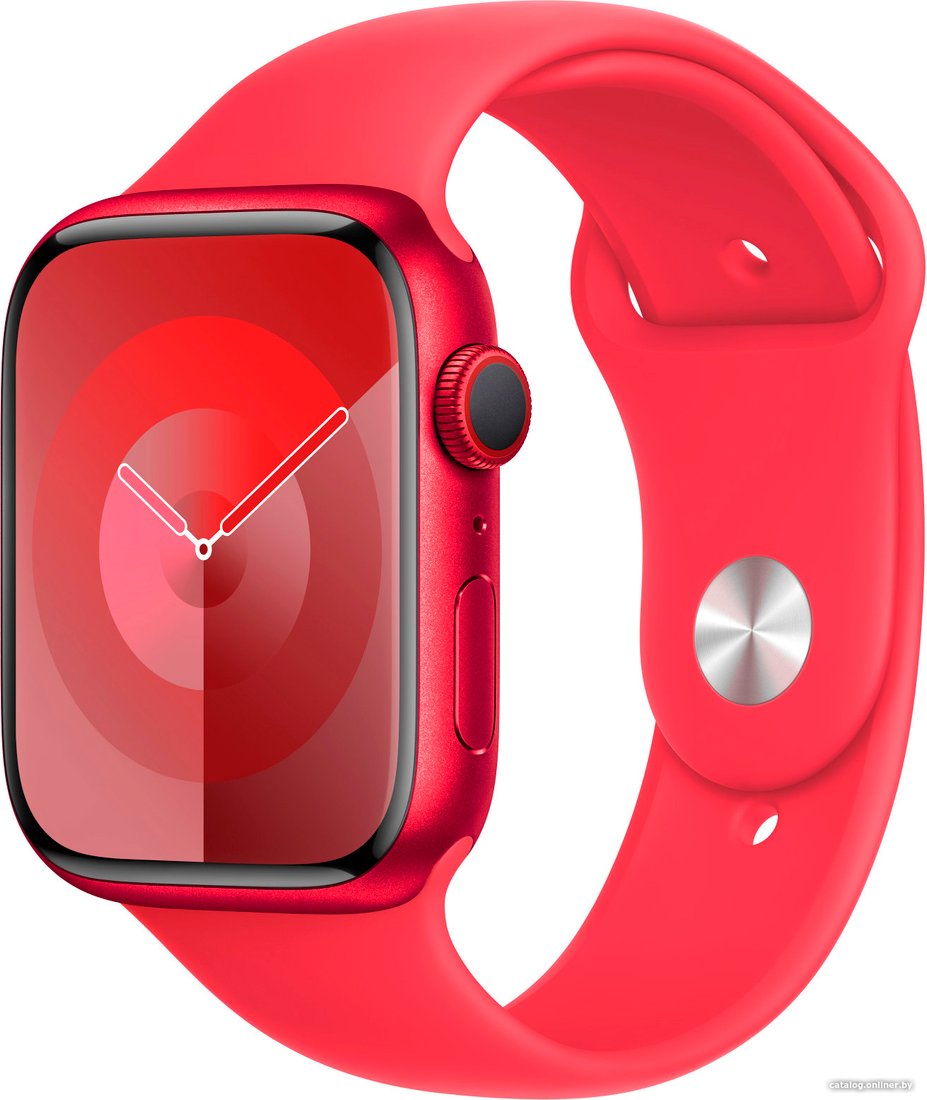 Ремешок Apple Sport Band MT3X3 (45 мм, (PRODUCT)RED, размер M/L)