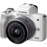 Беззеркальный фотоаппарат Canon EOS M50 Kit 15-45mm (белый)