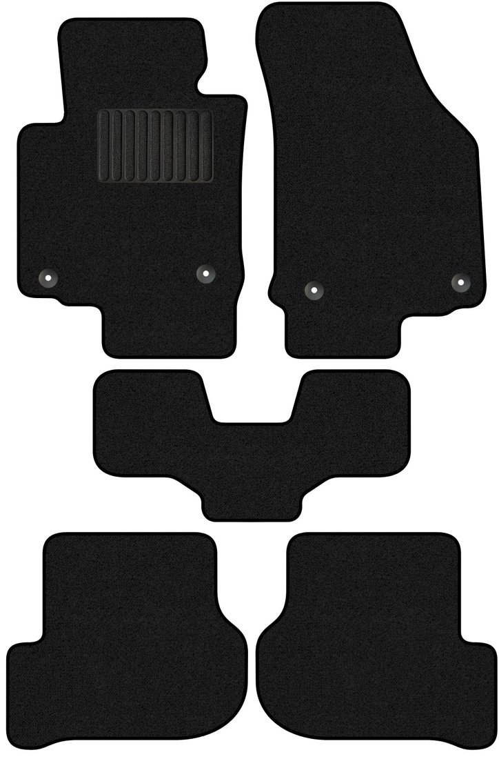 

Комплект ковриков для авто Alicosta Skoda Octavia II (универсал, лифтбек / A5) 2004 - 2013 (ворс)