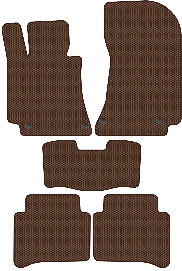 

Комплект ковриков для авто Alicosta Mercedes-Benz E-Class IV (универсал, седан, гибрид / S212, W212) 2013 - 2016 (коричневый, сота)