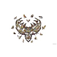 Сборная модель Eco-Wood-Art «СОВА» M