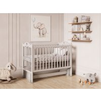 Классическая детская кроватка Incanto Sofi универсальная KR-0051/4-А (серый)