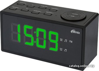 Настольные часы Ritmix RRC-1212 (черный)