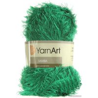 Пряжа для вязания Yarnart Samba 100% полиэстер 78 100 г (150 м, зеленый)