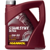 Моторное масло Mannol Stahlsynt Ultra 5W-50 API SN/CF 4л