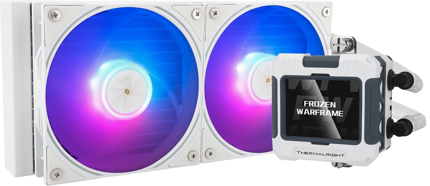

Система жидкостного охлаждения для процессора Thermalright Frozen Warframe 240 ARGB (белый)