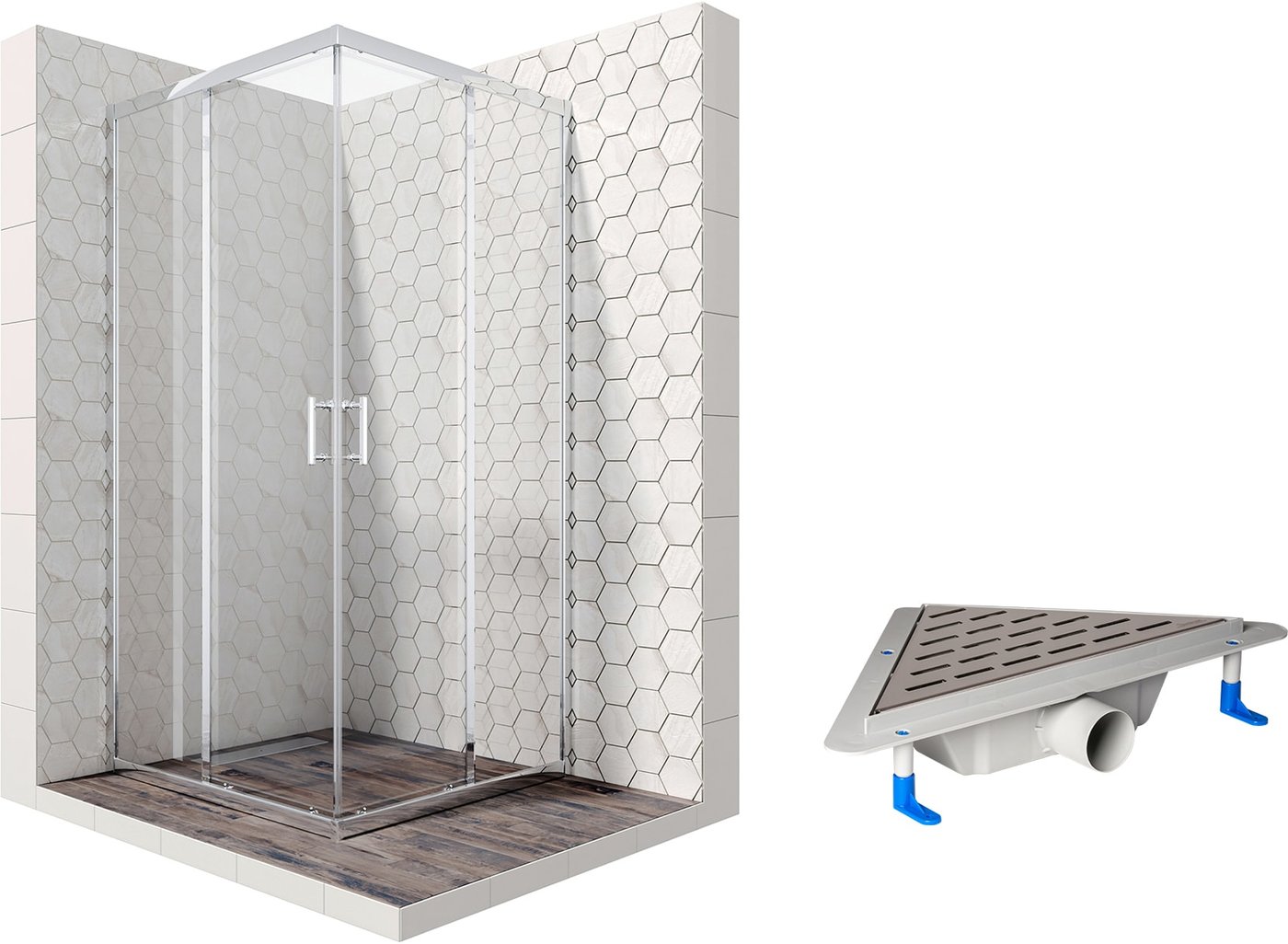 

Душевой уголок Ambassador Set 14011102-ST16