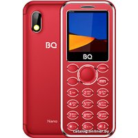 Кнопочный телефон BQ BQ-1411 Nano (красный)