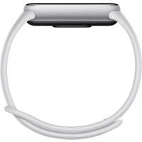 Фитнес-браслет Xiaomi Smart Band 10 M2459B1 (серебристый, с белым силиконовым ремешком, международная версия)