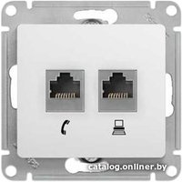 Розетка компьютерная Schneider Electric Glossa GSL000185 (белый)