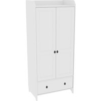 Шкаф распашной ММЦ Вествик 21 (белый лак)