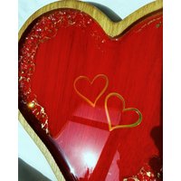 Менажница Wood_N_Sea Сердце красное Мс-1/26