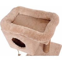 Комплекс Kogtik Пентхаус БежКД m (бежевый кучерявый/джут)