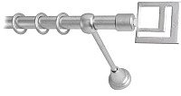 

Карниз для штор Lm Decor Квадро 179 1р гладкий (сатин, 4м)