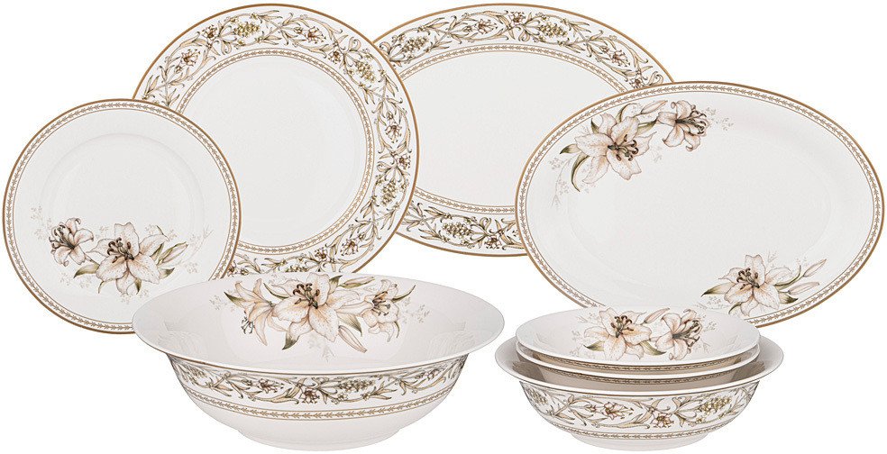 

Столовый сервиз Lefard Lilies 590-273