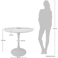 Кухонный стол Bradex Tulip FR 0221 (черный)