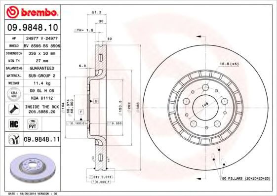 

Brembo 09984811