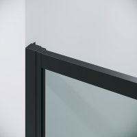 Душевая дверь Grossman Cosmo 140x195 100.K33.02.140.21.00 (черный матовый/стекло прозрачное)