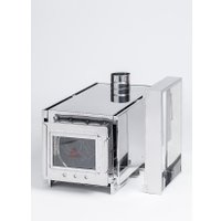 Свободностоящая печь-камин Инвент Средняя (со стационарными экранами)