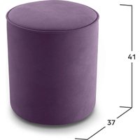 Пуфик Mio Tesoro 132 (фиолетовый Velutto 25)