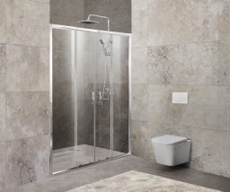 

Душевая дверь BelBagno Unique-BF-2-150/180-P-Cr (матовое стекло)