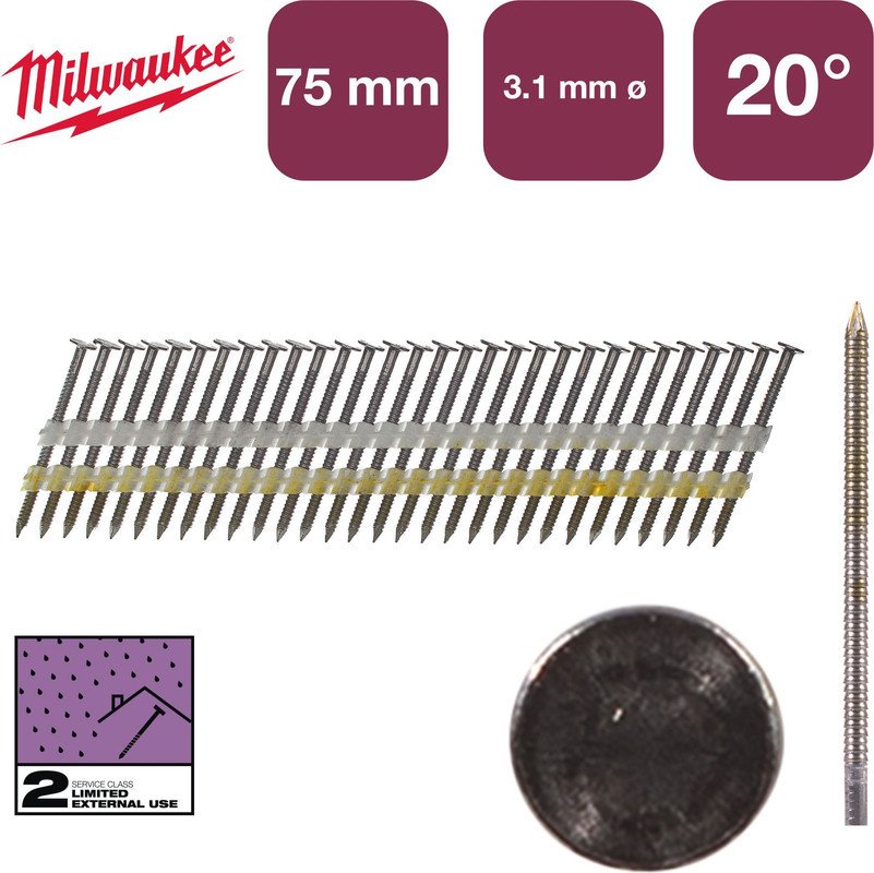 

Гвозди для пистолета Milwaukee 4932492592 (1750 шт)