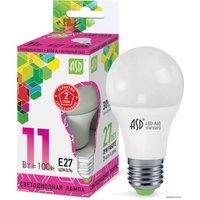 Светодиодная лампочка ASD LED-A60-standard E27 11 Вт 6500 К 4690612014197