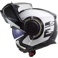Мотошлем LS2 FF902 Scope Arch (S, белый/серый)