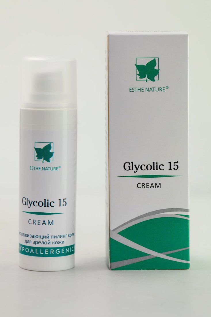 

Esthe Nature Крем для лица Glycolic 15 Омолаживающий пилинг для зрелой кожи 30 мл