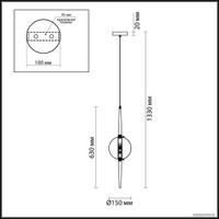 Подвесная люстра Odeon Light Lazia 4981/1