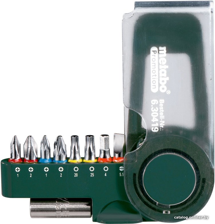 Набор бит Metabo 630419000 (9 предметов)