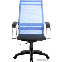 Офисное кресло Metta SK-2-BK Комплект 9, Pl тр/сеч (пластиковые ролики, васильковый)