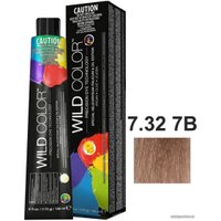 Крем-краска для волос Wild Color Permanent Hair 7.32 7B All Free средний бежевый блондин 180 мл