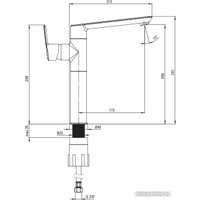 Смеситель Deante Arnika Nero BQA N20K