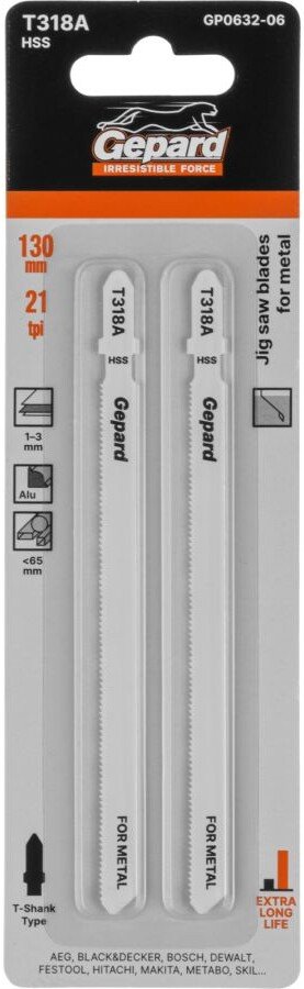 

Набор пильных полотен Gepard GP0632-06