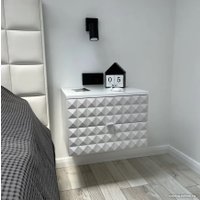 Тумба Shtabe Simple 7002 эко (травертин/белый)