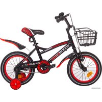 Детский велосипед Mobile Kid Slender 14 (черный/красный)
