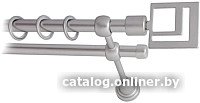 Карниз для штор Lm Decor Квадро 179 2р гладкий (сатин, 2м)