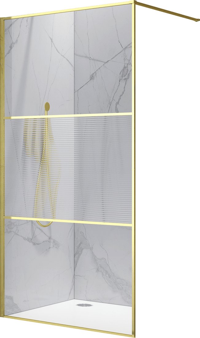 

Душевая стенка RGW WA-09Gb 06100909-226 (золото браш/Ribbed Line)