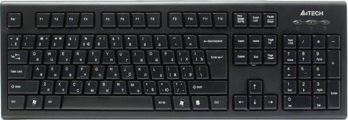 

Клавиатура A4Tech KRS-85 Black