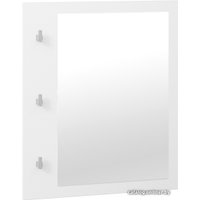 Вешалка для одежды Трия Ханна с зеркалом (белый ясень)