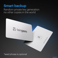 Аппаратный криптокошелек Tangem Wallet 2.0 набор из 3 карт (белый)