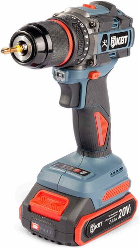 Дрель-шуруповерт КВТ Профи DB-20-13 (с 2-мя АКБ, кейс)