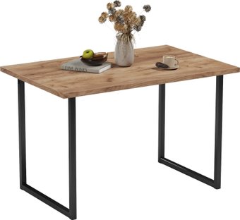 Кухонный стол Mio Tesoro Tako Lite 100x60 (дуб крафт золотой/черный)