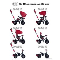 Детский велосипед Bubago Dragon BG 104-4 (красный)