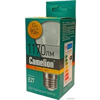 Светодиодная лампочка Camelion Е27 13Вт 3000K A65 15069