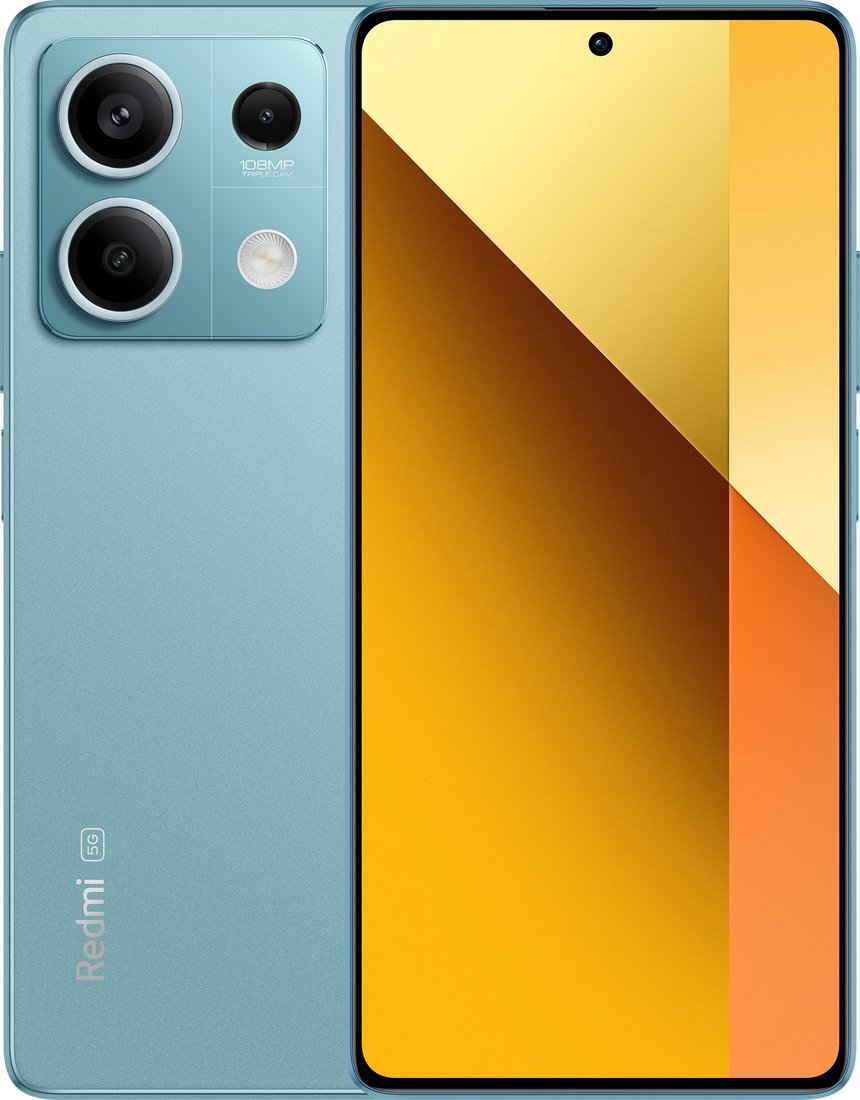 

Телефон Xiaomi Redmi Note 13 5G 6GB/128GB с NFC международная версия (бирюзовый)