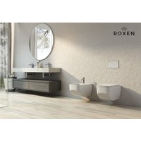 Унитаз подвесной Roxen Antares в комплекте с инсталляцией StounFix Dual Fresh 6 в 1 501057 (кнопка: белый глянец) в Борисове