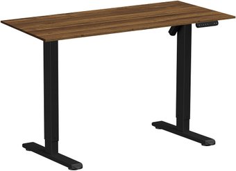 Стол для работы стоя WellDesk Basic 1300x675х18 (черный/дуб хантон темный)