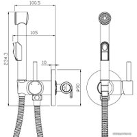 Гигиенический душ Olive's Balear 13131BL